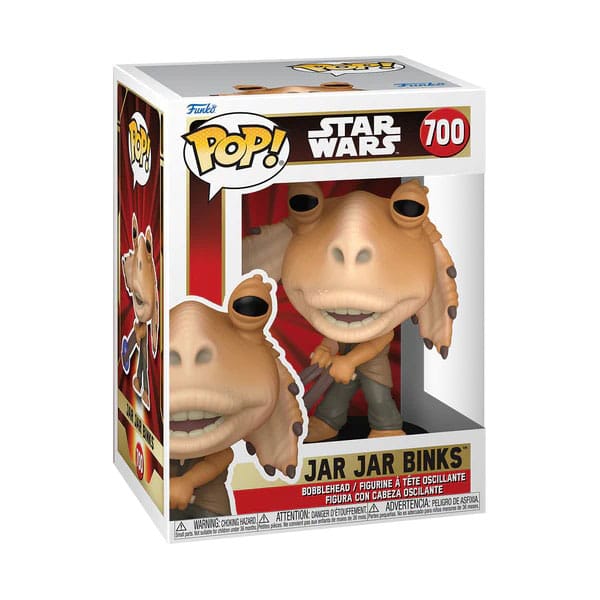 Star Wars The Phantom Menace Anniversary POP! Vinyl Figure Jar Jar Binks w/ Booma Balls 9 cm
