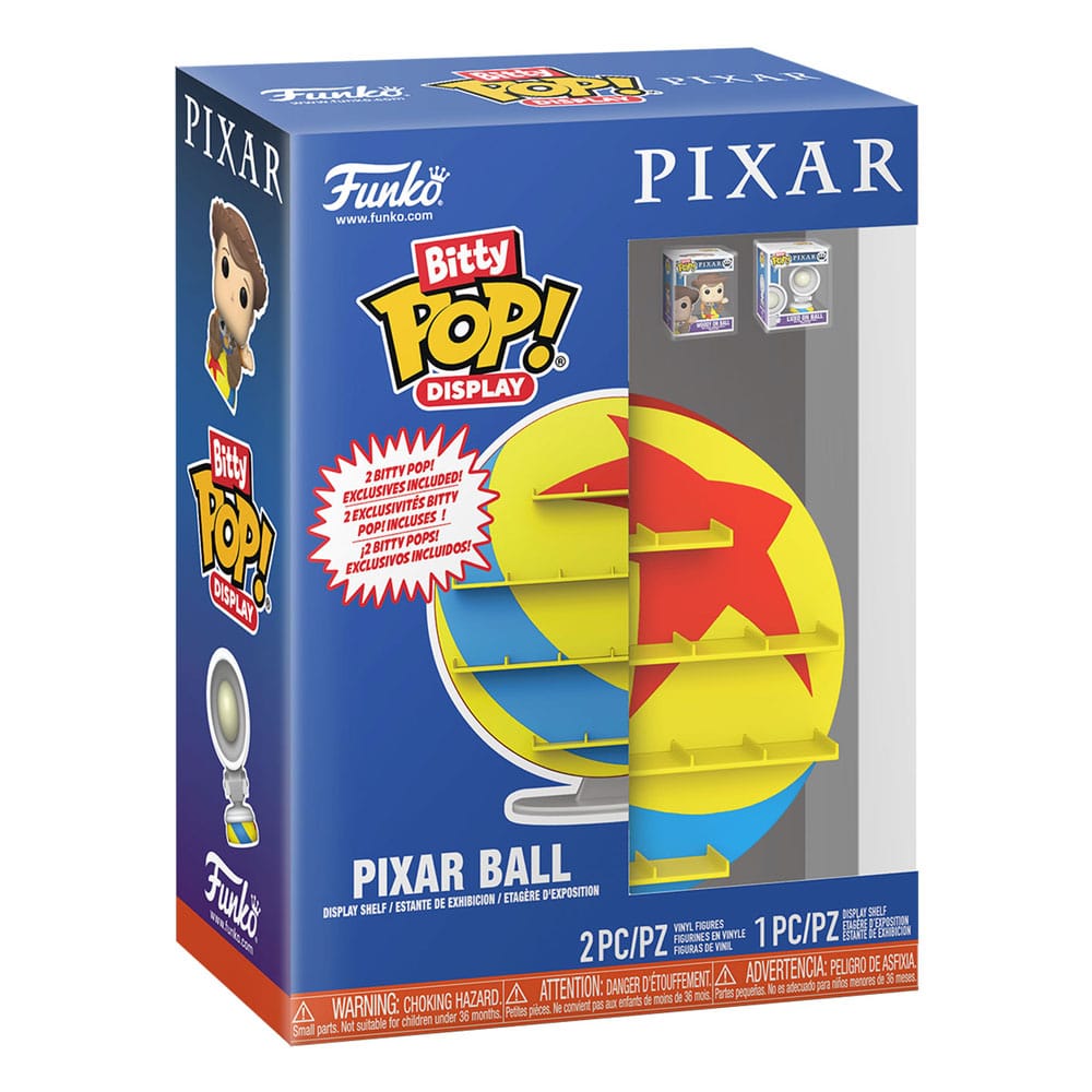 Pixar Bitty POP! Display with 2 Vinyl Figures Pixar Ball