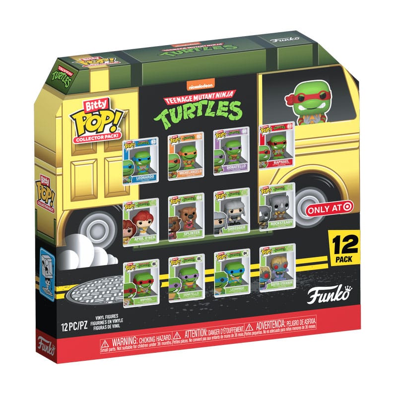 Tenage Mutant Ninja Turtles Bitty POP! Vinyl Figure 12-Pack 2,5 cm