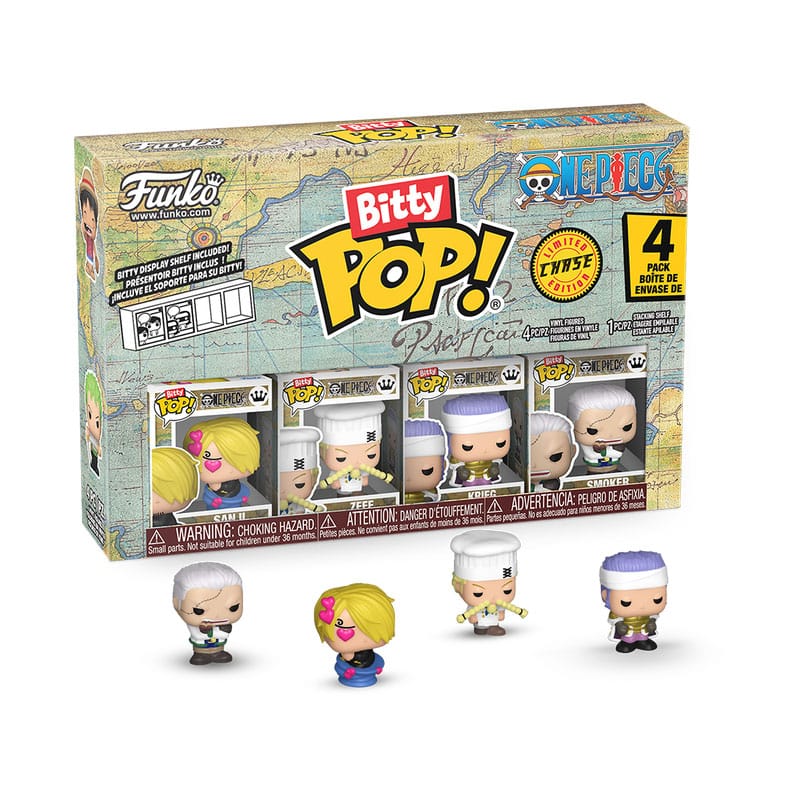 One Piece Bitty POP! Vinyl Figure 4-Pack Sanji 2,5 cm
