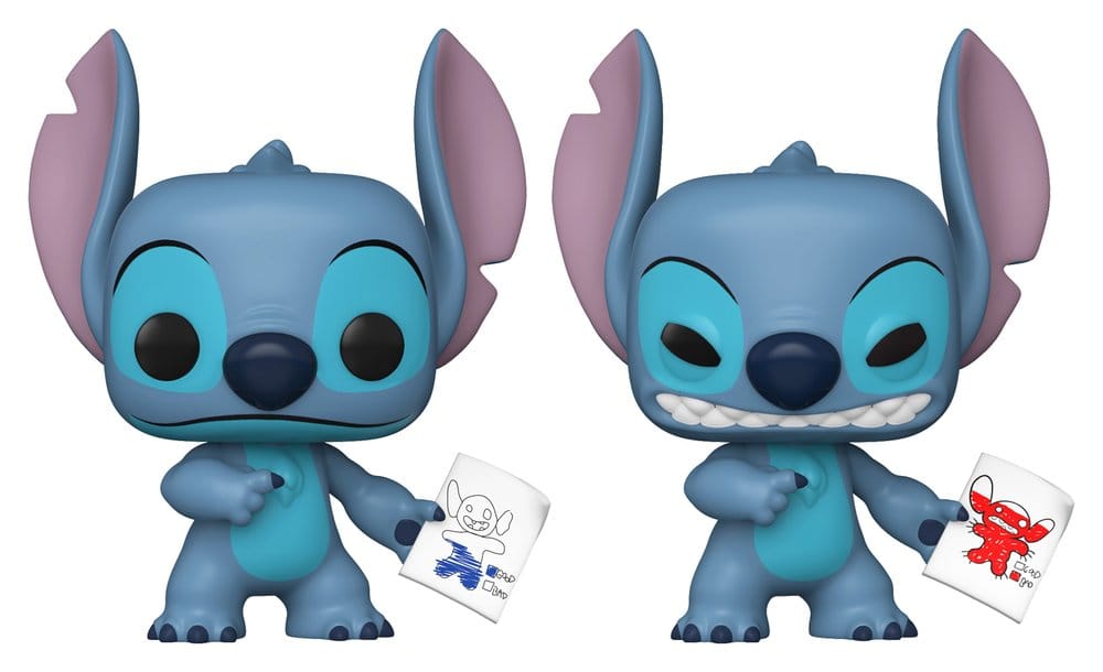 Lilo & Stitch POP! Vinyl Figure Stitch with Mood Chart 9 cm