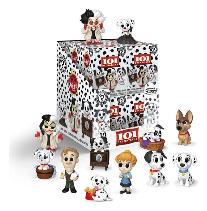 One Hundred and One Dalmatians Mini Figures PDQ 5 cm Display (12)
