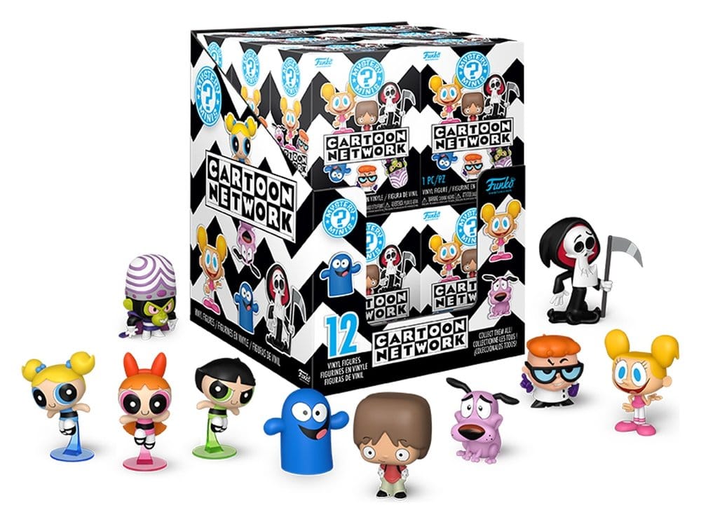 Cartoon Network Mystery Mini Figures 5 cm Blind Box Display (12)