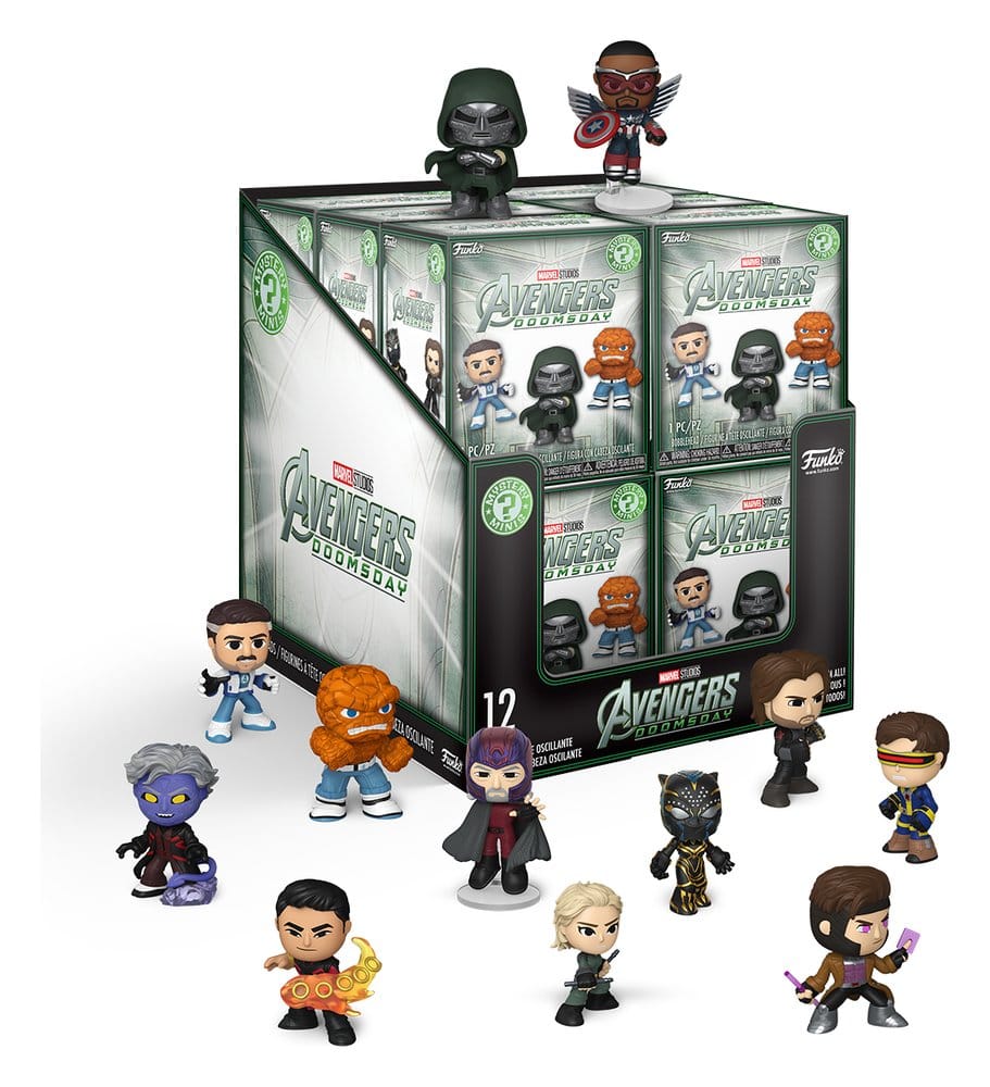 Avengers: Doomsday Mystery Mini Figures 5 cm Display (12)