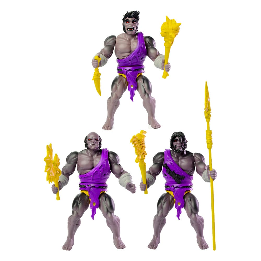 Legends of Dragonore Wave 2: Dragon Hunt Action Figure 3-Pack Brukteror Cave Men 14 cm