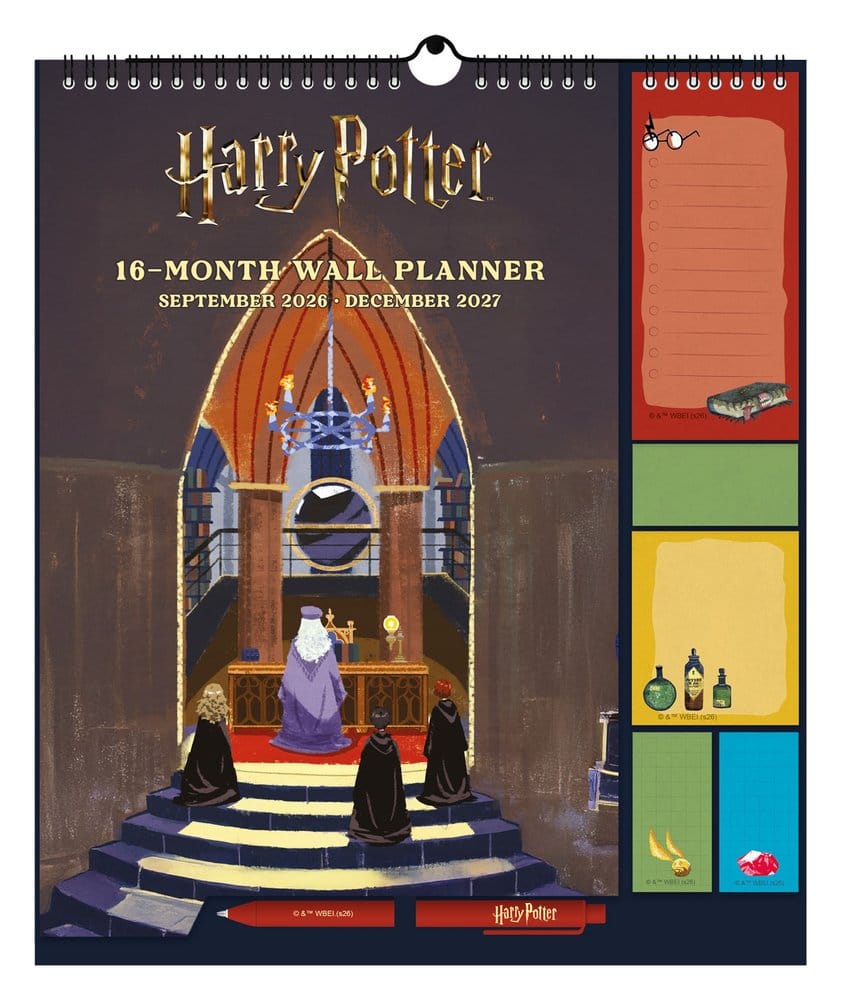 Harry Potter Wall Planner 2026/27 30 x 34 cm
