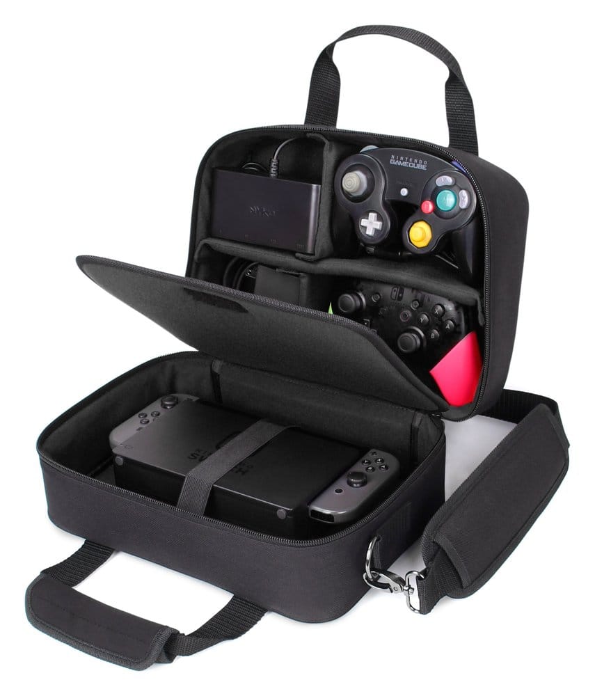 Enhance USA Gear S14 Console Gaming Nintendo Switch Case Black