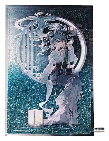 Character Vocal Series 01: Hatsune Miku Glitter Acrylic Block Hatsune Miku Han Gong Qiu Yue Ver. 15 cm