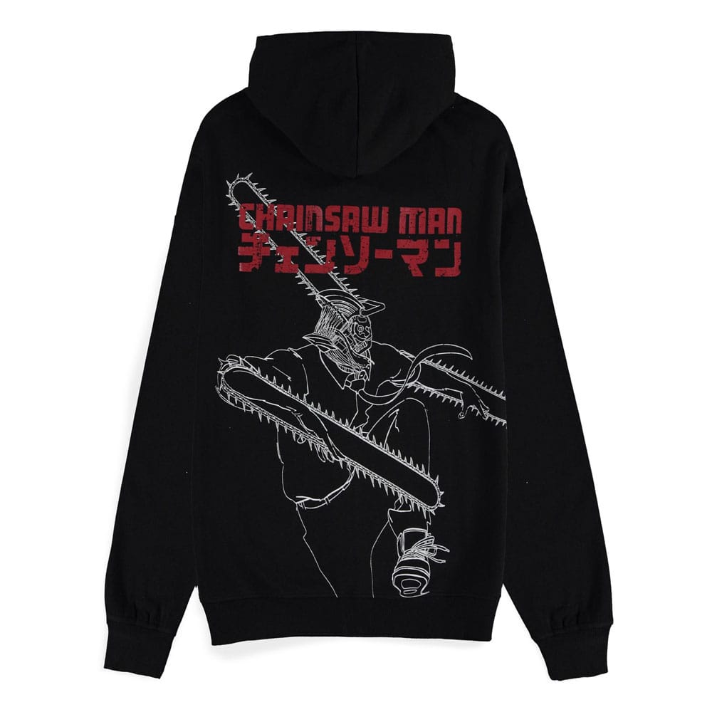 Chainsaw Man Zipper Hoodie Chainsaw Devil Size S