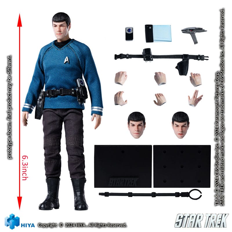 Star Trek 2009 Exquisite Super Series Actionfigur 1/12 Spock 16 cm