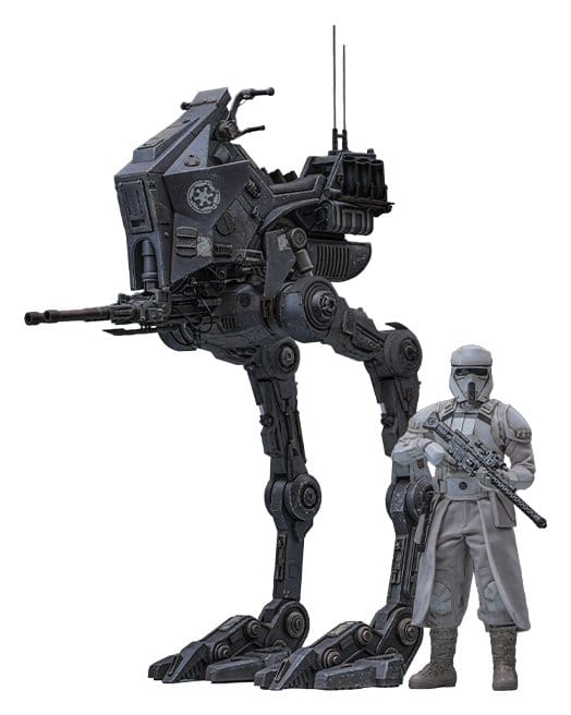 Star Wars: The Mandalorian & Grogu Movie Masterpiece Action Figure Set 1/6 Imperial Remnant AT-RT Driver & AT-RT 60 cm