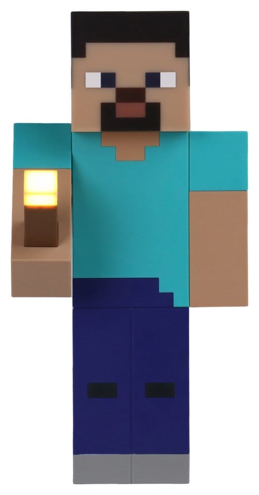 Minecraft Torch Light Steve 26 cm