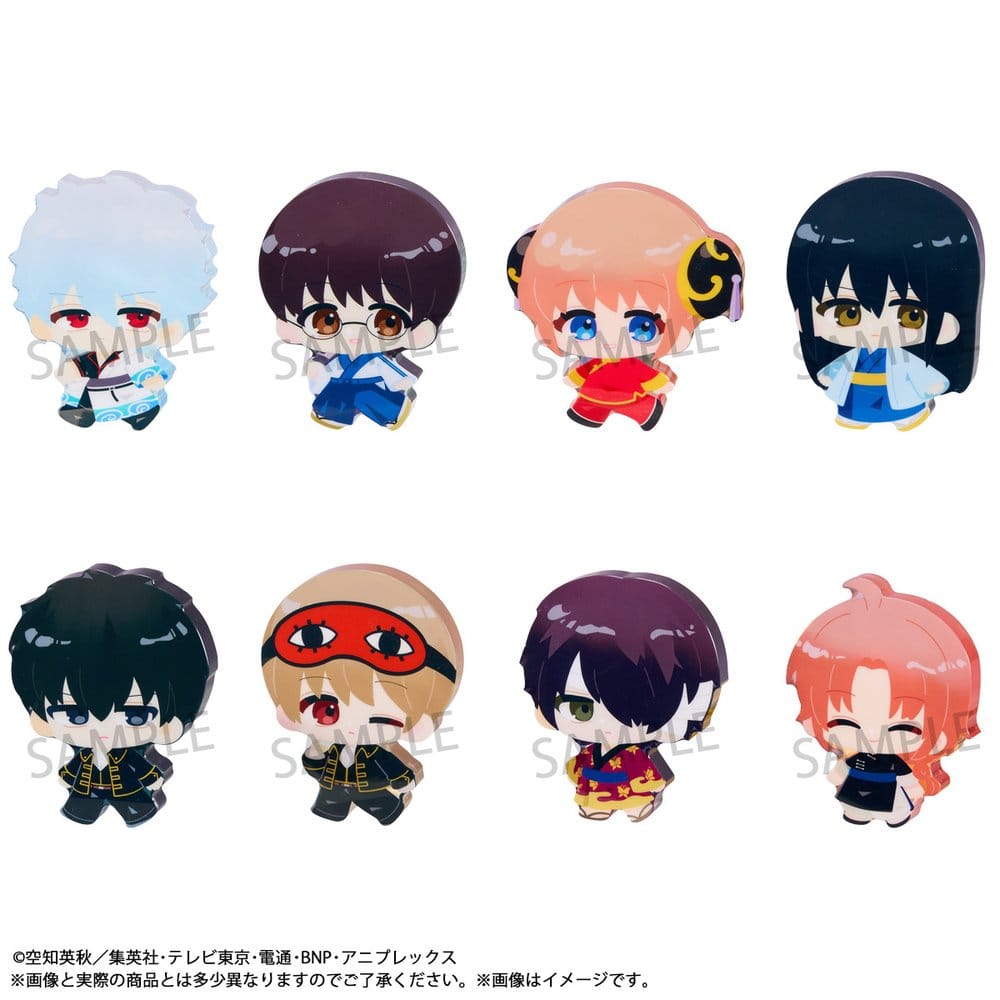 Gintama Karakoro Clear Candy Trading Figure Vol. 2 5 cm Blind Box Assortment (8)