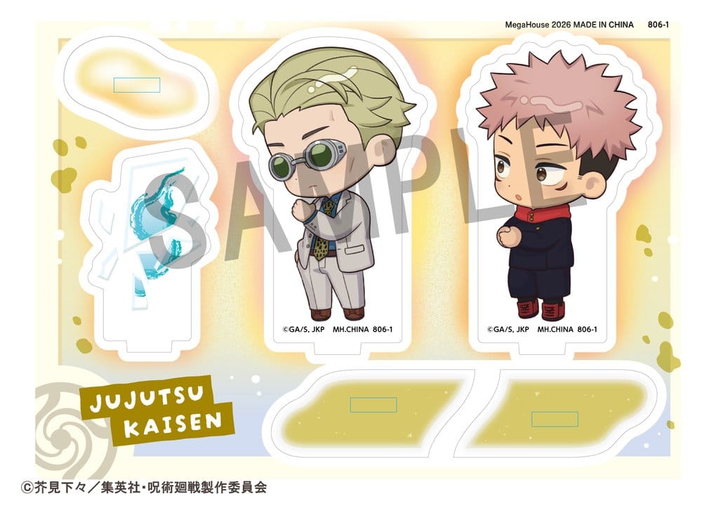 Jujutsu Kaisen Buddycolle Acrylic Stand 5th Anniversary D Kento Nanami & Yuji Itadori 10 cm