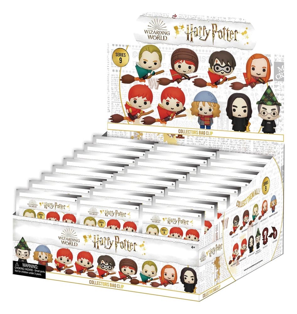 Harry Potter 3D Foam Bag Clips Series 9 Display (24)
