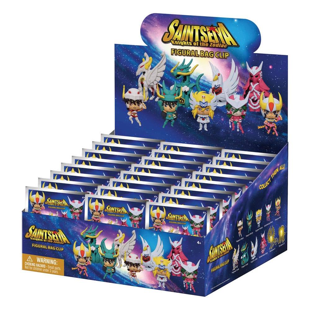 Saint Seiya 3D Foam Bag Clips Series 1 Display (24)