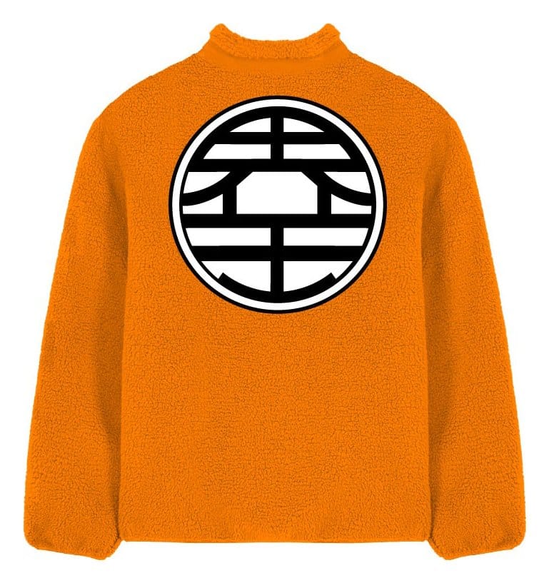 Dragon Ball Z Sherpa Jacket Goku Kanji Size XL