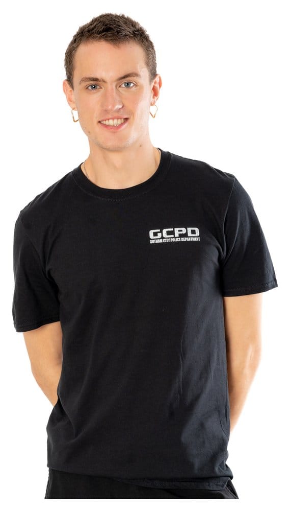 Batman T-Shirt Arkham City GCPD Front Back Size XL