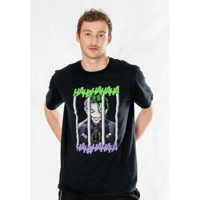 DC Comics T-Shirt The Joker Anime Smile Size L