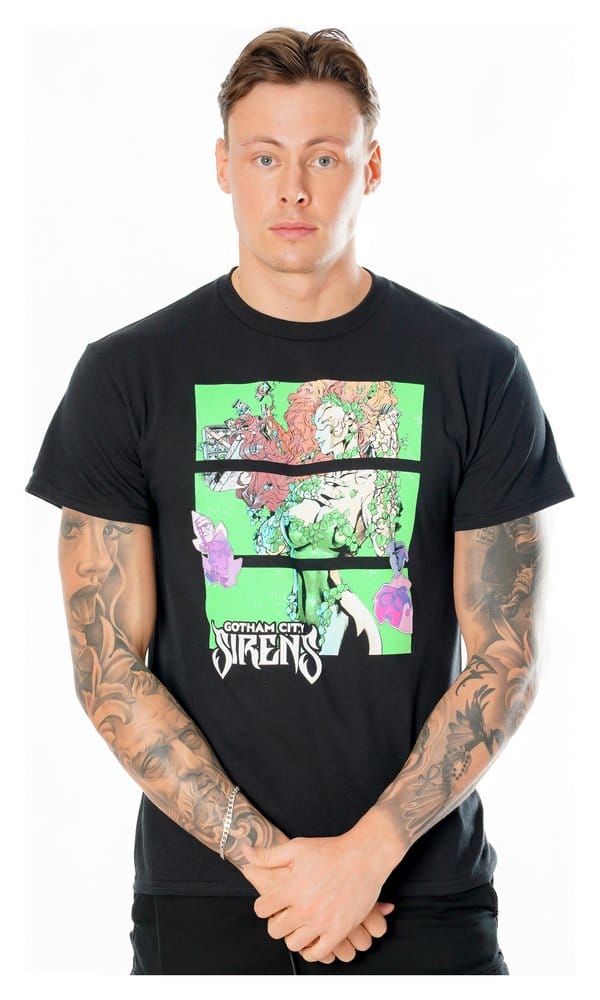 Gotham City Sirens T-Shirt Poison Ivy Sirens Cash Black Size S