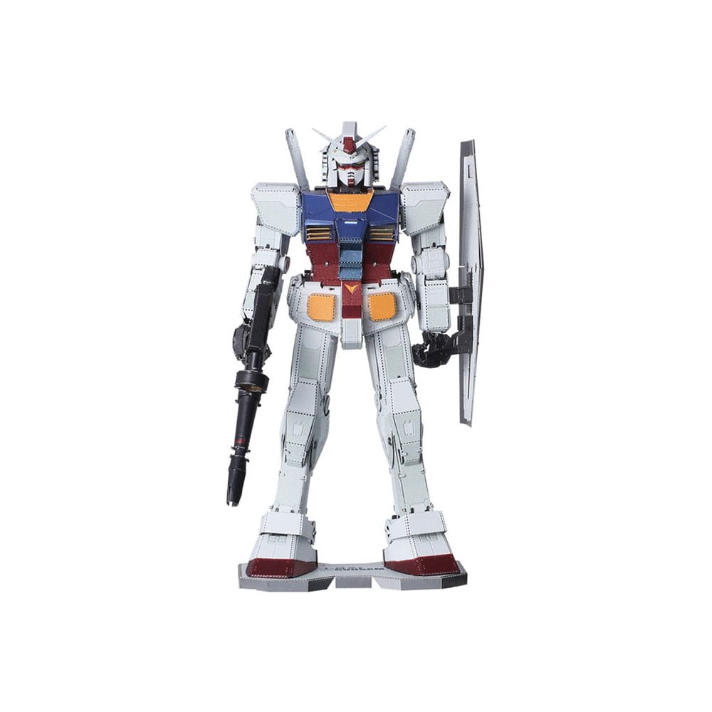 Mobile Suit Gundam Metallic Nano Puzzle Model Kit RX-78-2 12 cm