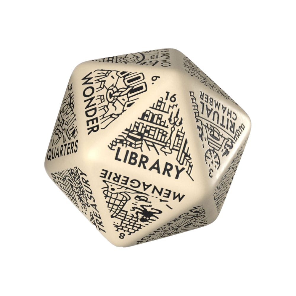 Viridian Jumbo Dice Dungeon Room Generator D20 Beige