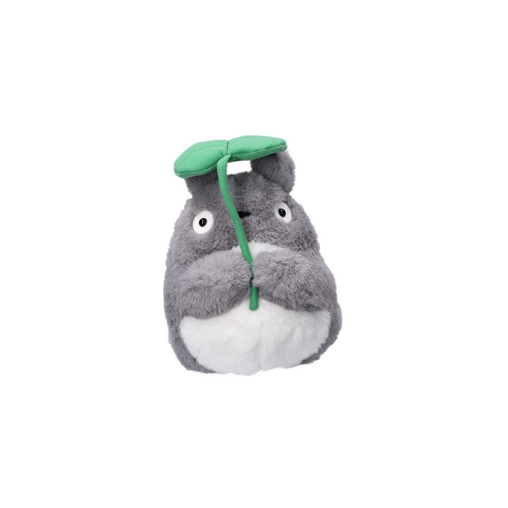 My Neighbor Totoro Nakayoshi Plush Figure Big Totoro with leaf 21 cm
