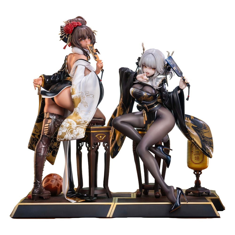 Goddess of Victory: Nikke PVC Statues 2-Pack 1/4 Blanc & Noir