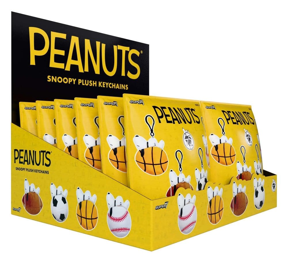 Peanuts Super Duper Plush Keychain Blind Bags Wave 1A Display (12)