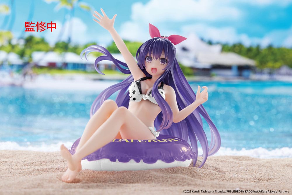 Date A Live V Aqua Float Girls PVC Statue Tohka Yatogami Renewal 10 cm