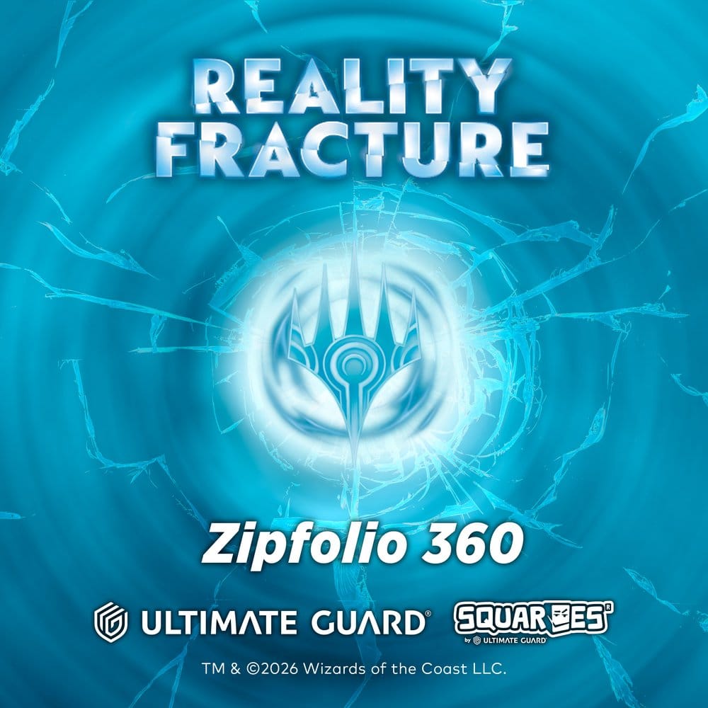 Ultimate Guard Zipfolio 360 Xenoskin Magic: The Gathering "Reality Fracture" - Red Mythic / Blue Mythic