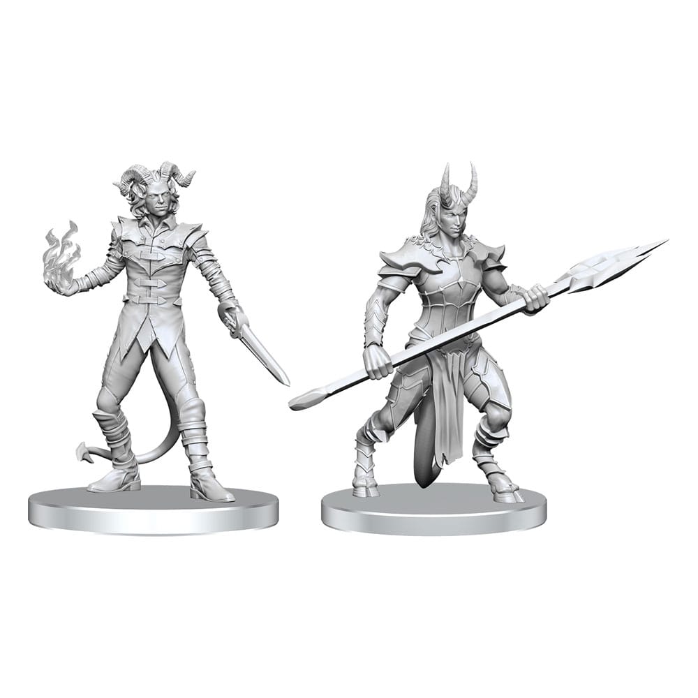 Pathfinder Deep Cuts Unpainted Miniatures Vordine (Infantry Devil) & Pitborn Rogue