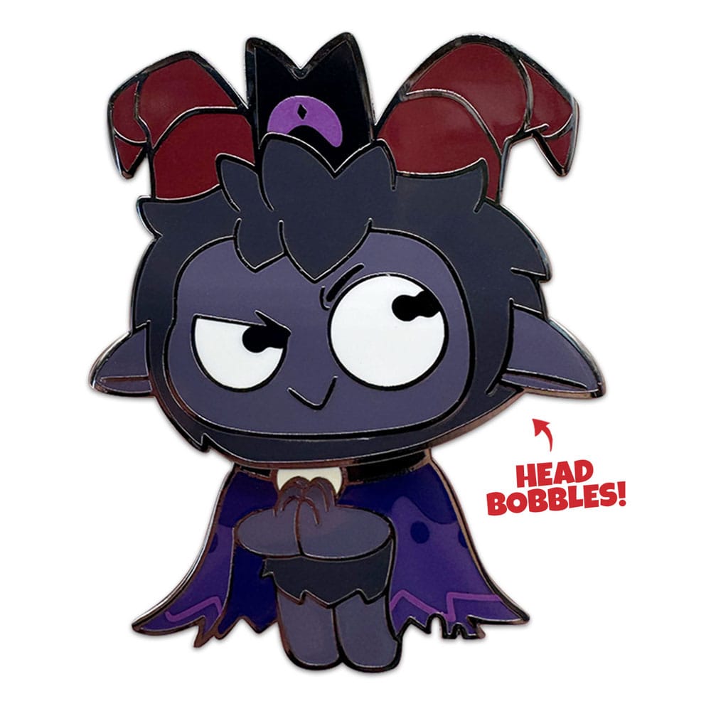 Cult of The Lamb Pin Badge Goat Bobble Head 5 cm