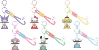 Sanrio Light-Up Camping Lamp Series Keychain with Hand Strap Hello Kitty and Friends Display (12)