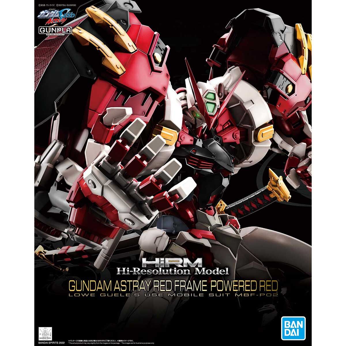 HiRM High resolution model 1/100 Gundam Astray Red Frame Powered Red