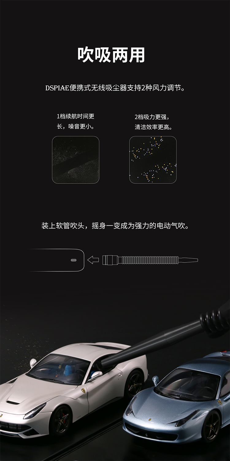 DSPIAE HC-V Hand-Held Cordless Vacuum