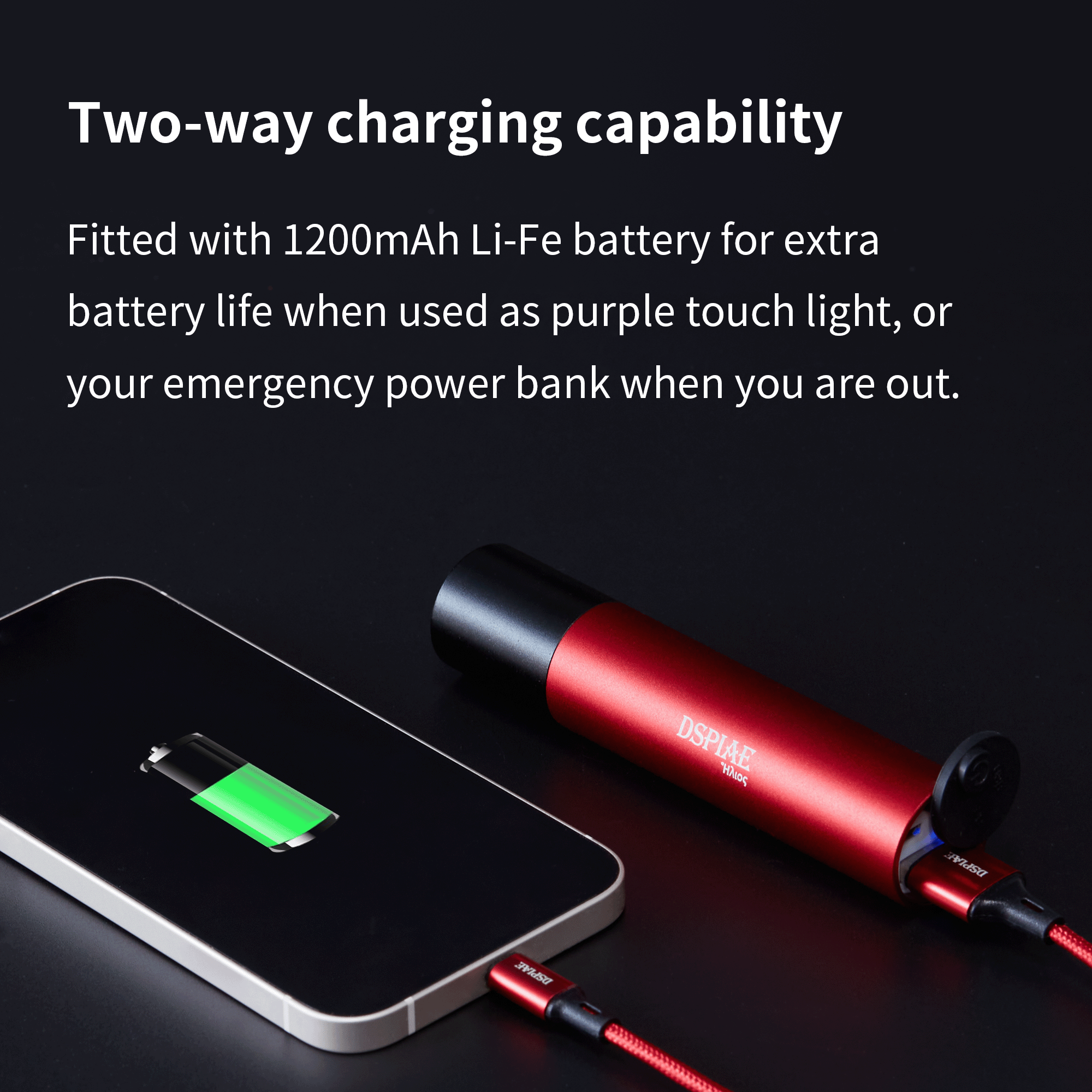 DSPIAE UV-T Purple Flashlight