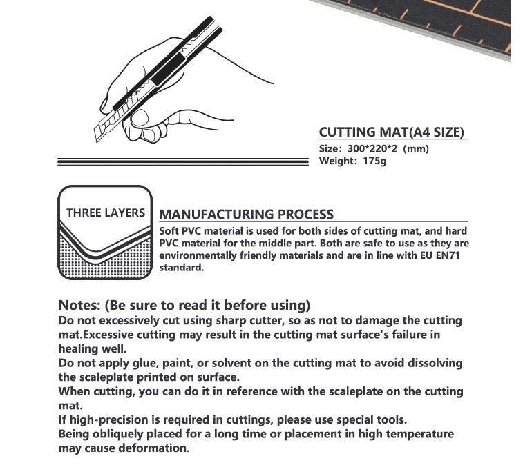 Dspiae AT-CA4 Cutting Mat A4