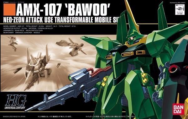 HG AMX-107 BAWOO MASS PRODUCTION TYPE 1/144