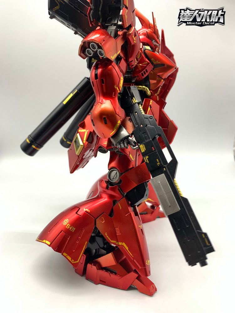 D.L Model Decal - RG31 - RG MSN-04 Sazabi 1/144 GOLD METALLIC