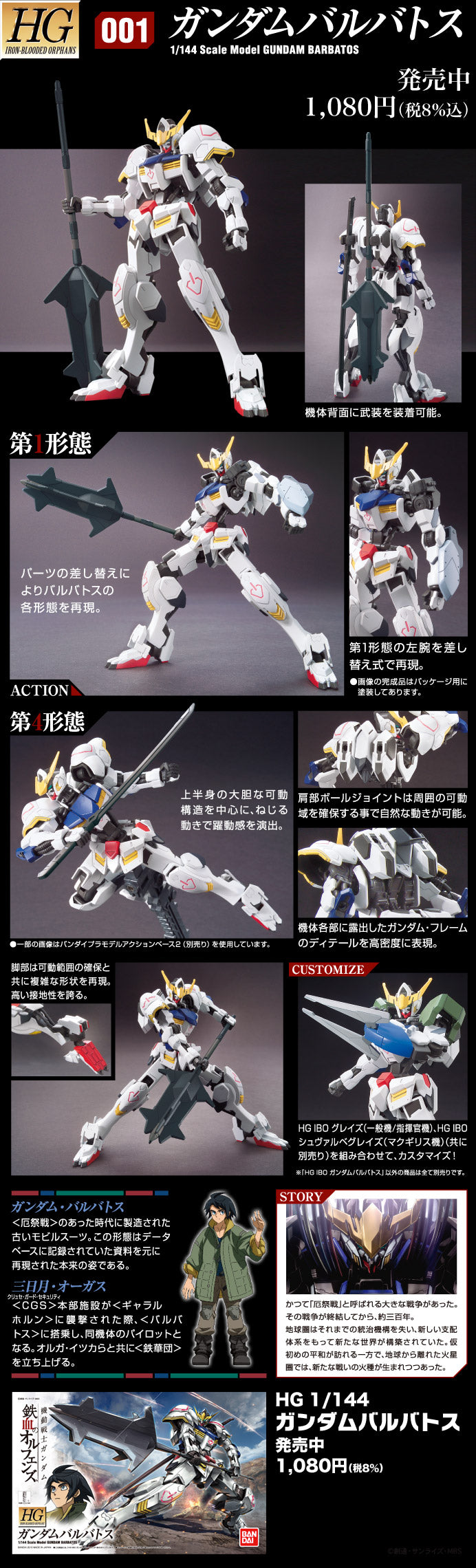 HG Barbatos 1/144