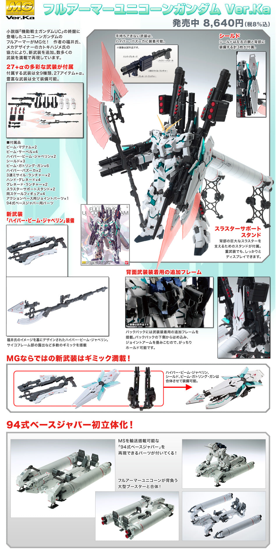 MG RX-0 Full Armor Unicorn Gundam Ver. Ka 1/100
