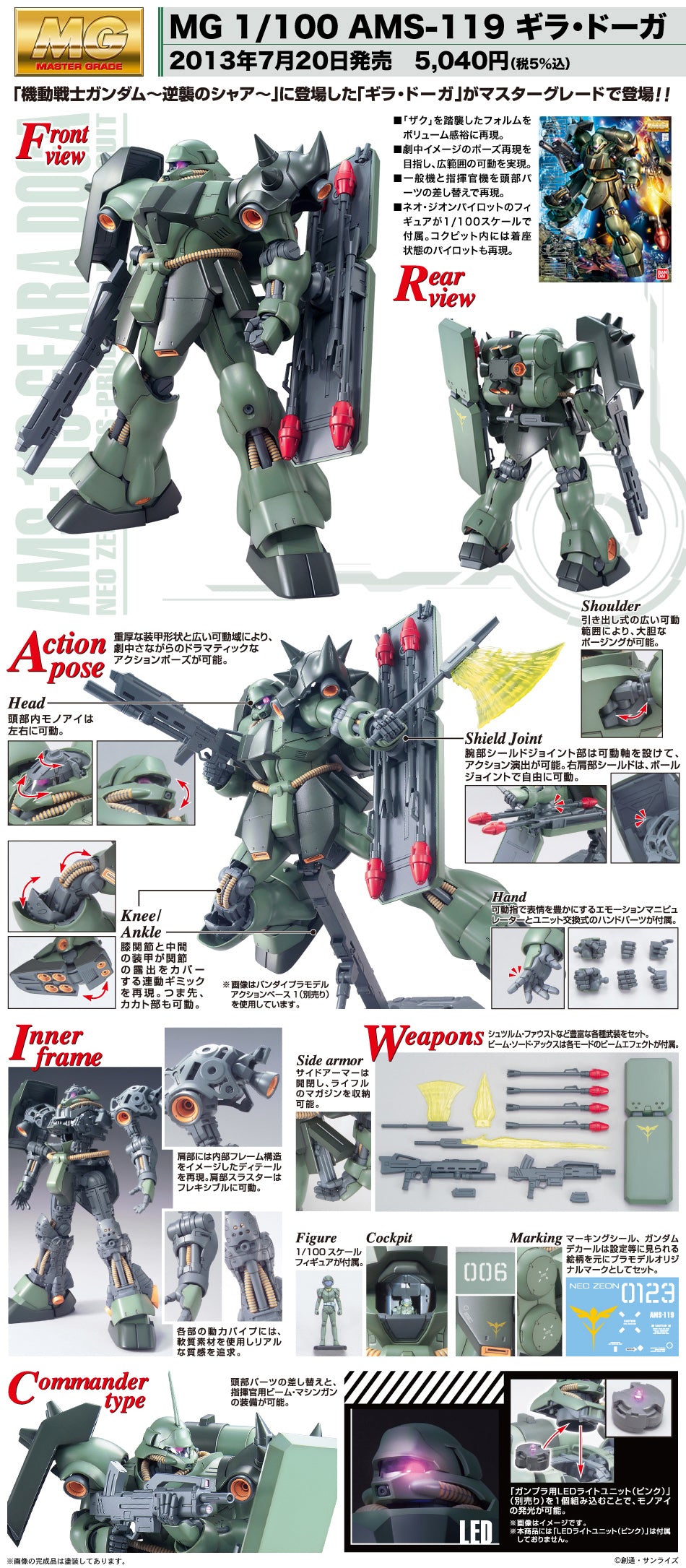 MG AMS-119 Geara Doga 1/100