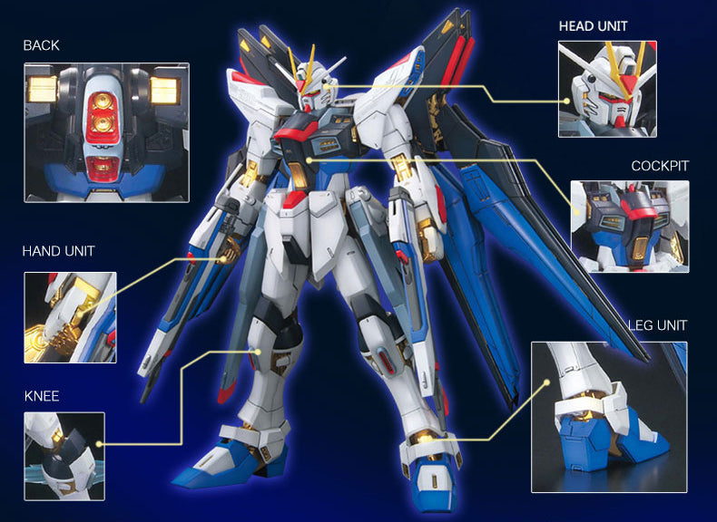 MG ZGMF-X20A Strike Freedom Gundam Full Burst Mode 1/100