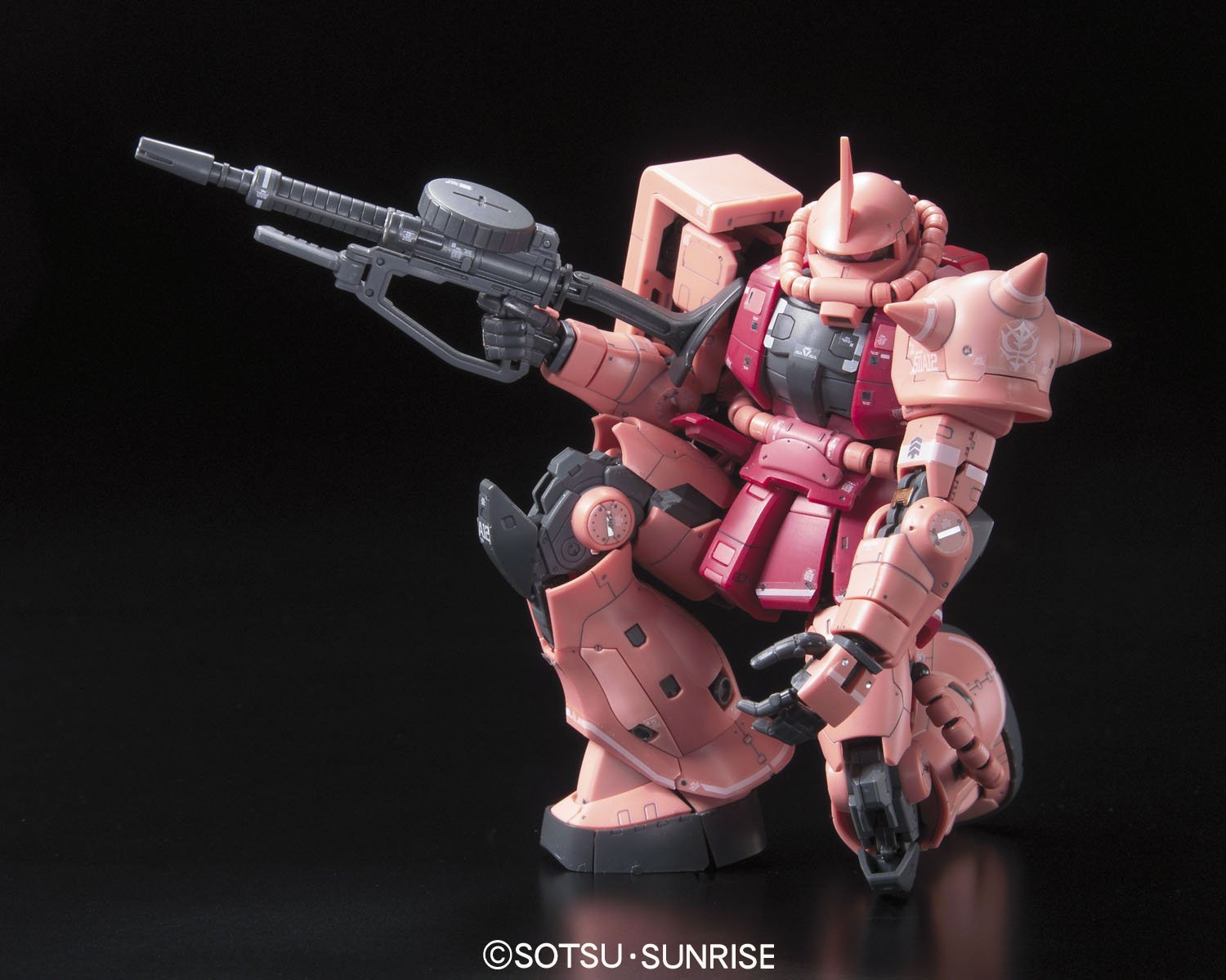 RG MS-06S Zaku II (Char Aznable Custom) 1/144