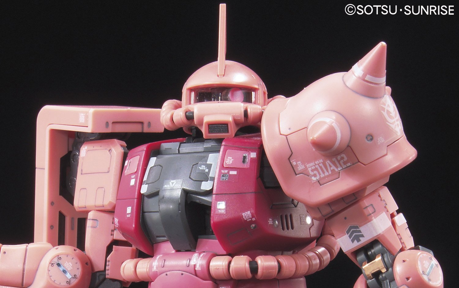 RG MS-06S Zaku II (Char Aznable Custom) 1/144