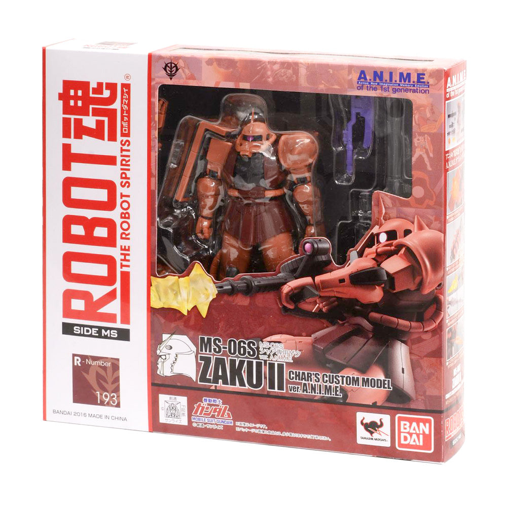 Robot Spirits MS-06S Zaku II Char’s Custom Model Ver. A.N.I.M.E. *ACTION FIGUR*