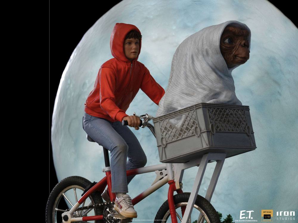 E.T. the Extra-Terrestrial Deluxe Art Scale Statue 1/10 E.T. & Elliot 27 cm
