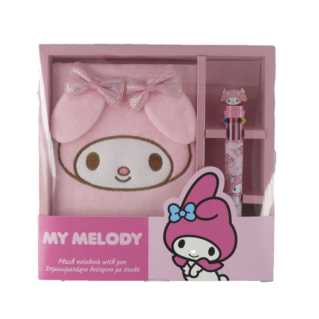 MY MELODY - Gift Set Fluffy A5 Notebook + 3D Pen