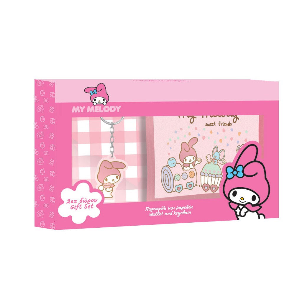 MY MELODY - Set of Wallet + Keyring - 2 Pc.